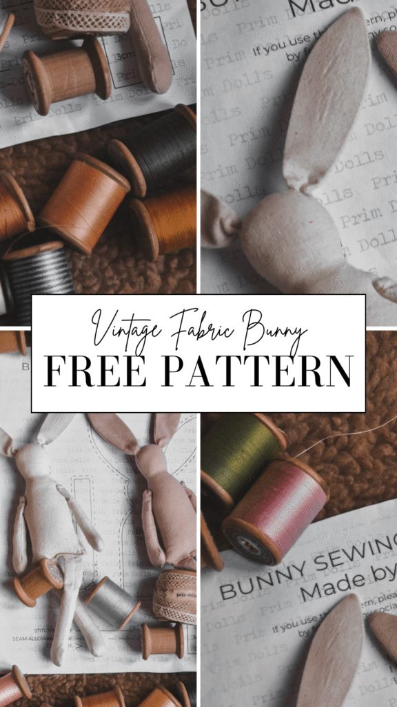 free bunny sewing vintage pattern by primdolls (1)