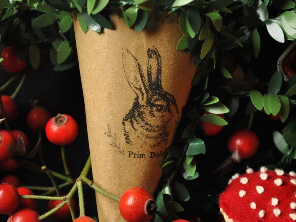 Cottagecore & Nature inspired Bunny Bonnet by Prim Dolls.